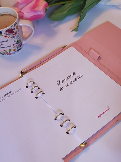 Dnevnik hvaležnosti, rokovnik, gratitude journal, planer, dnevnik