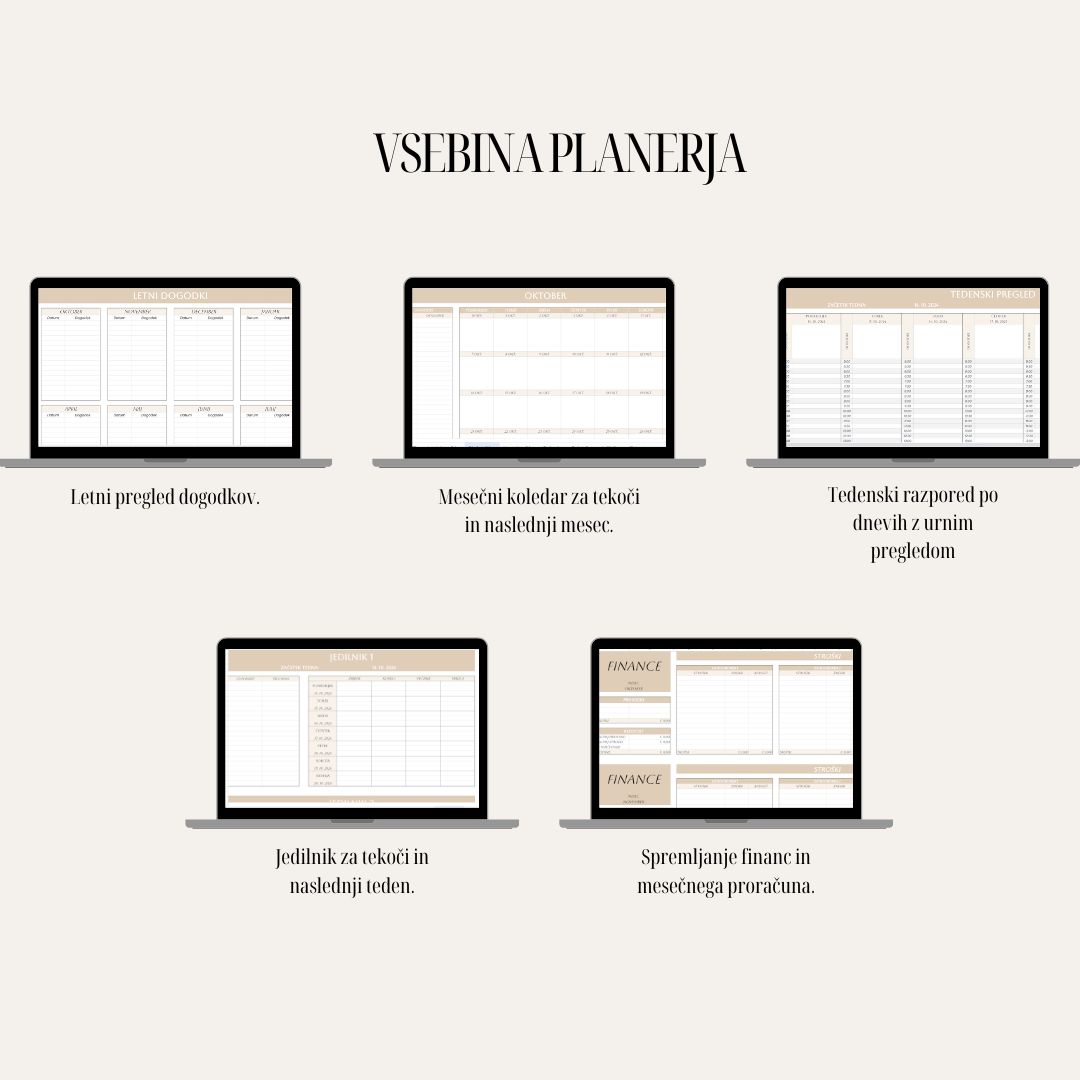 Digitalni planer - Minimalist