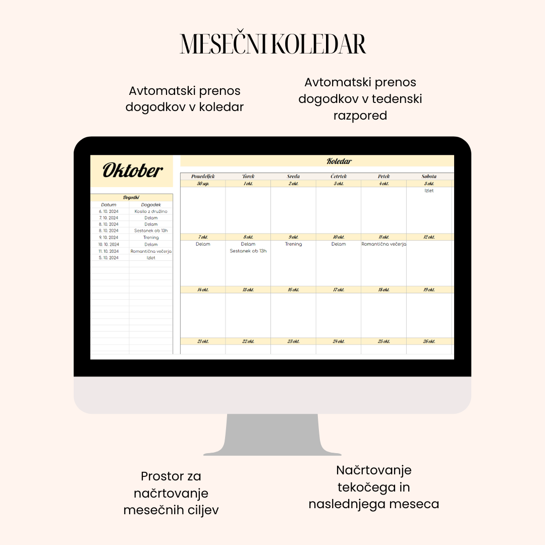 Digitalni planer - klasični