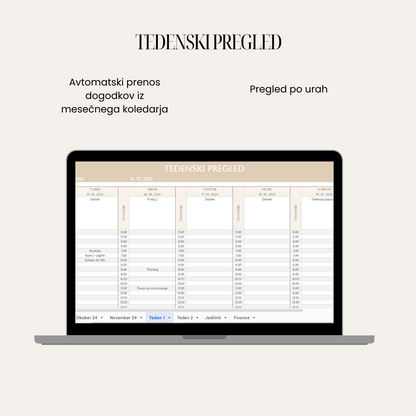 Digitalni planer - Minimalist