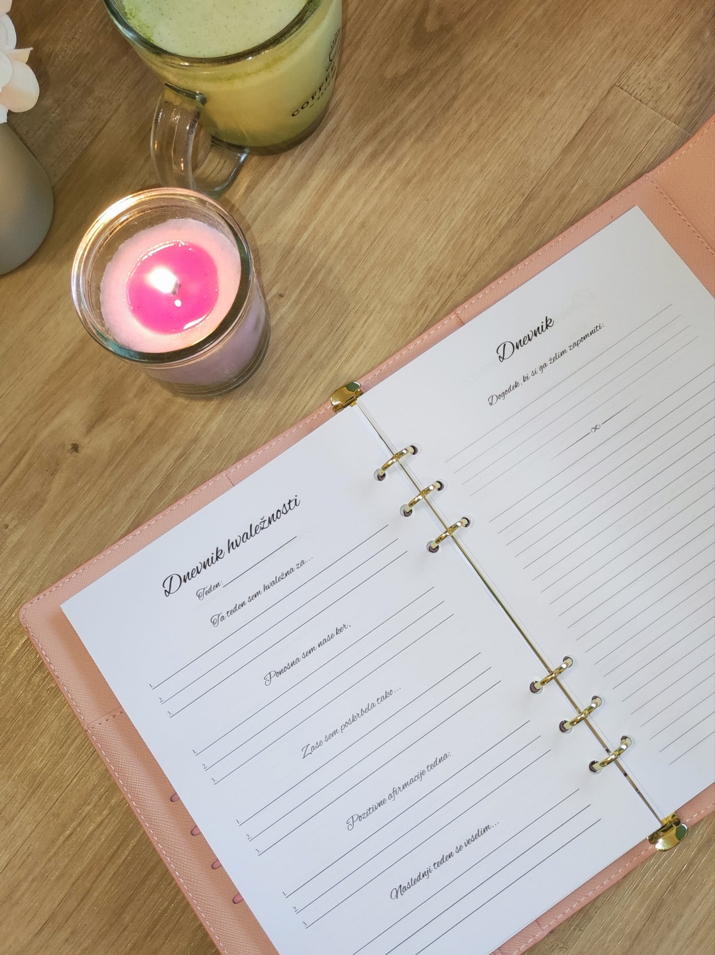 Dnevnik hvaležnosti (tedenski)